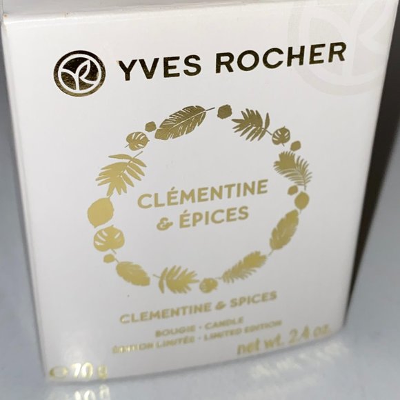 Yves Rocher Fragrance Candle Clementine and Spices France *read* - Picture 2 of 3